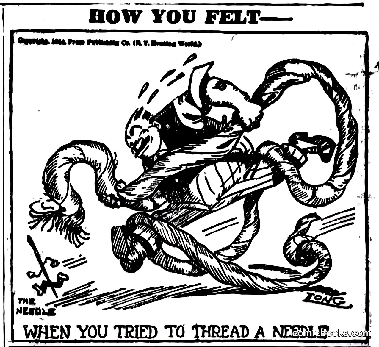 How You Felt: When You Tried to Thread a Needle