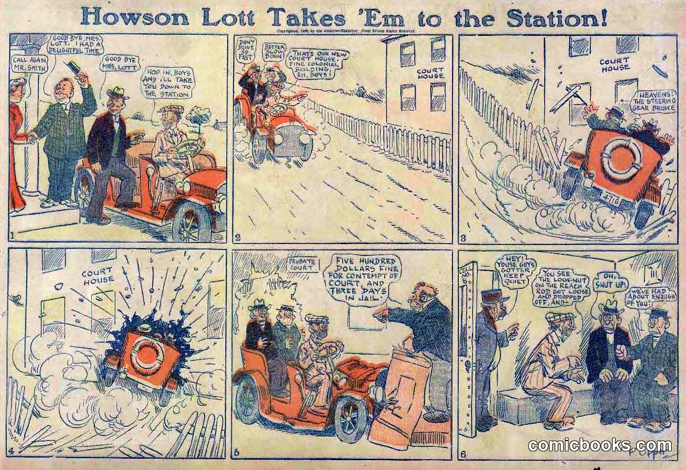 Howson Lott Takes 'Em to the Station!