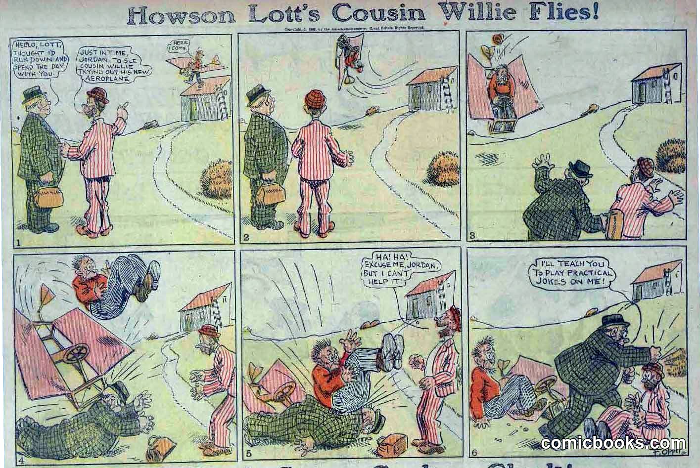 Howson Lott's Cousin Willie Flies!