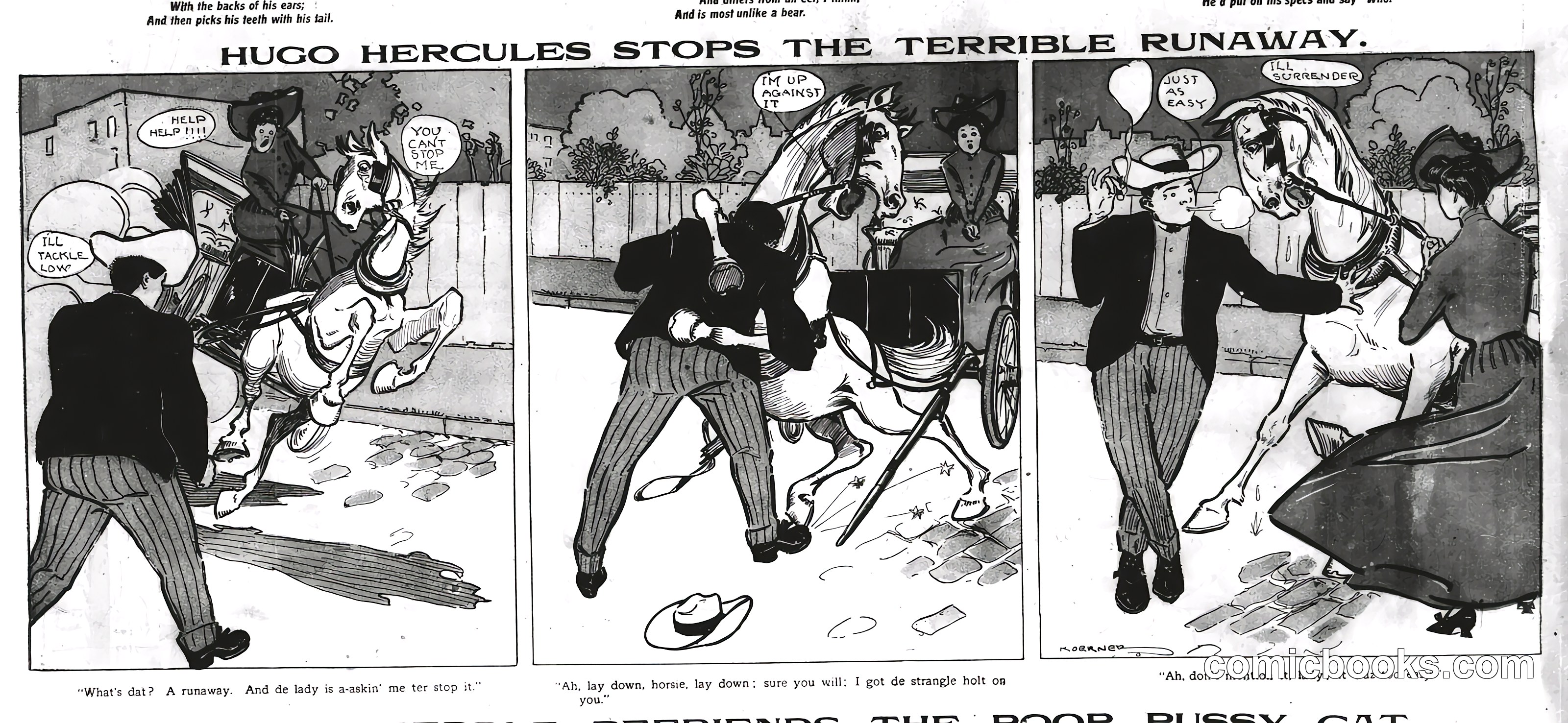 Hugo Hercules Stops the Terrible Runaway