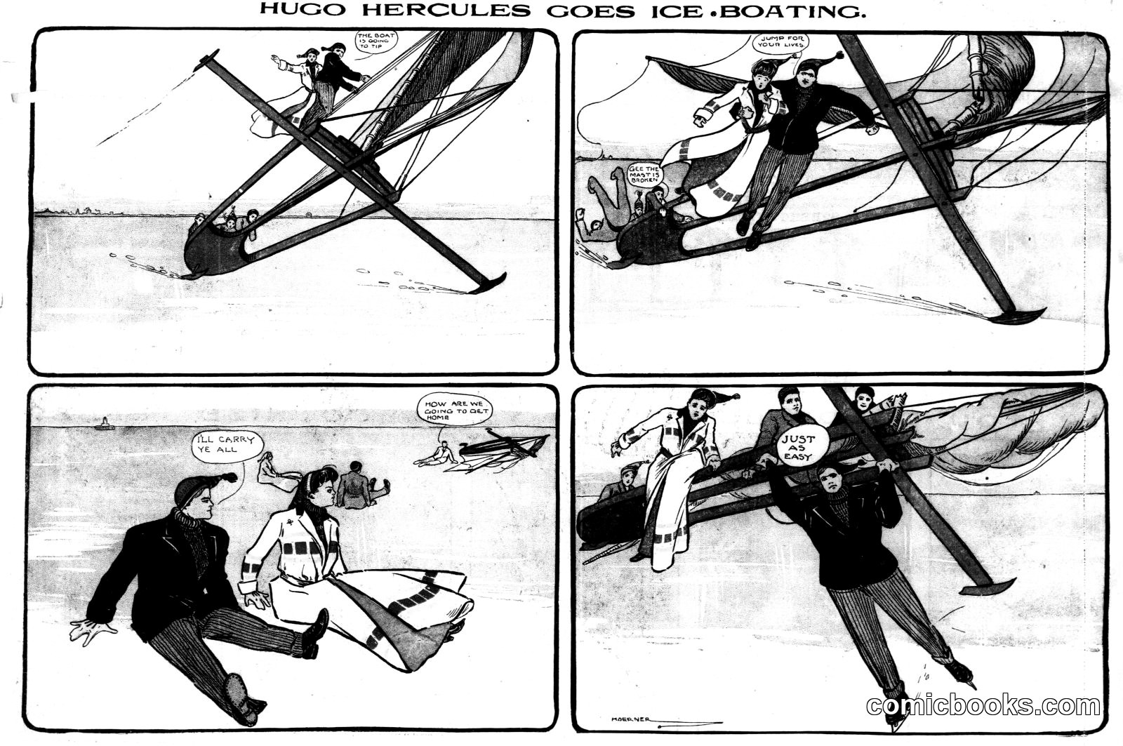 Hugo Hercules Goes Ice-Boating