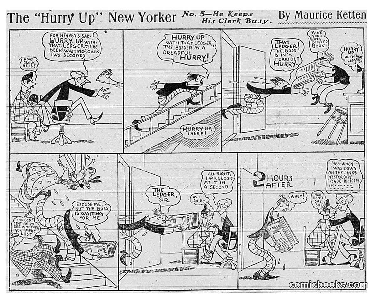 The "Hurry Up" New Yorker