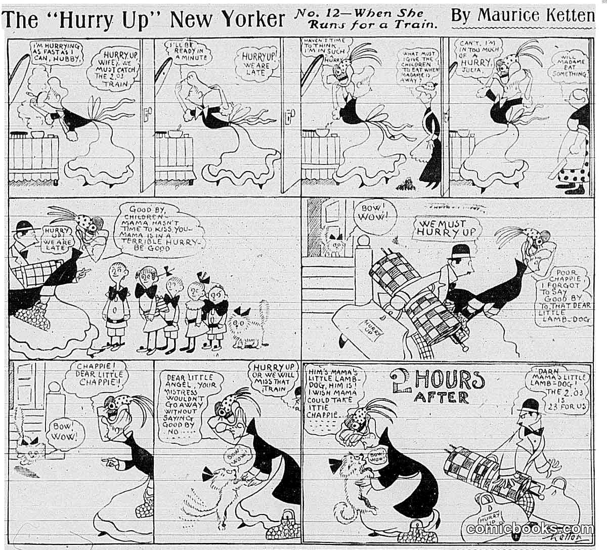 The "Hurry Up" New Yorker No. 12: When She Runs for a Train
