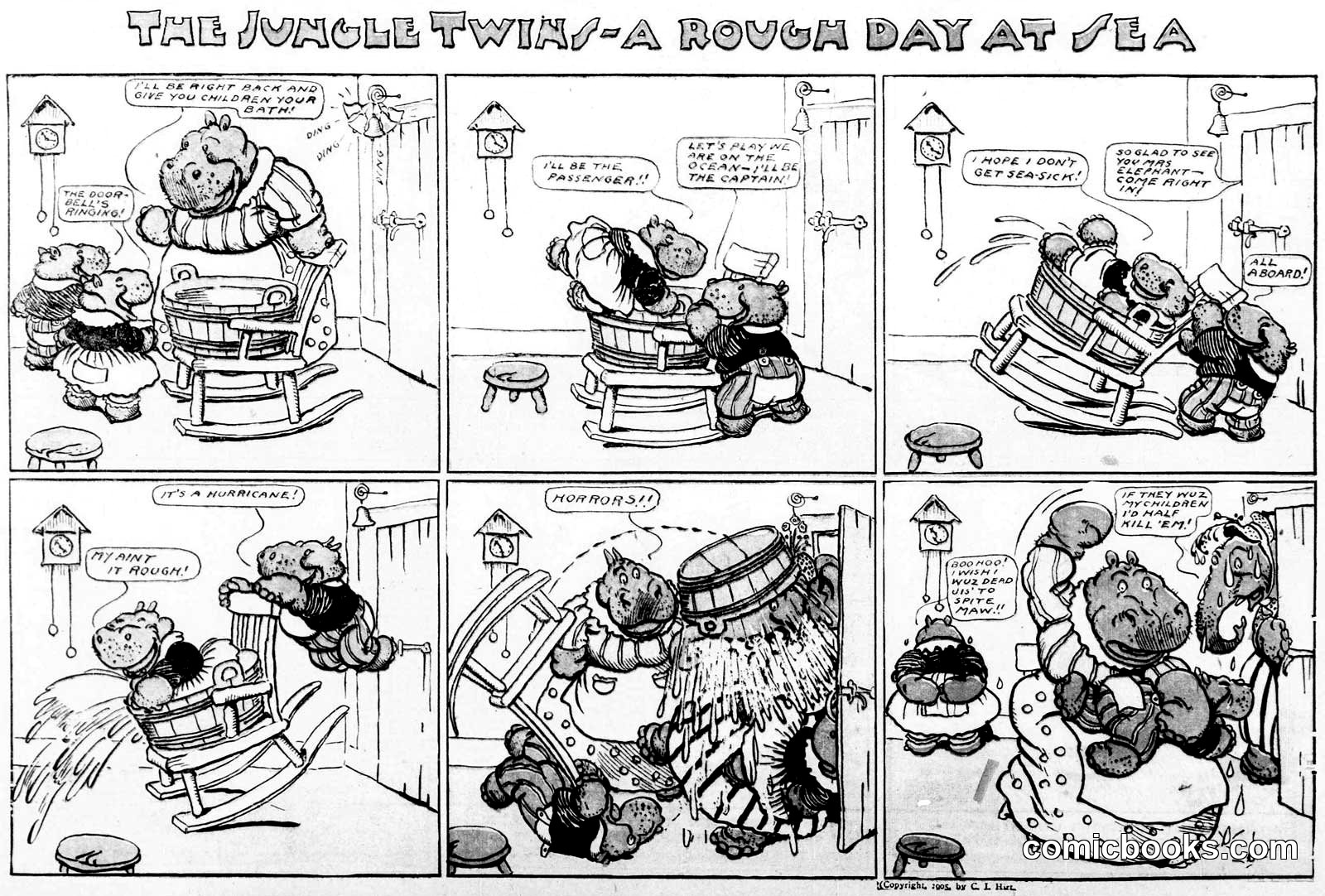The Jungle Twin—A Rough Day at Sea