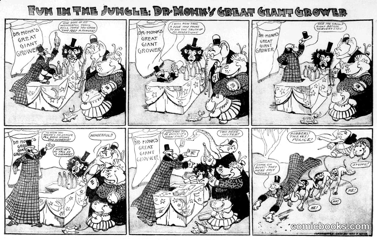 Fun in the Jungle: Dr. Monk's Great Giant Grower