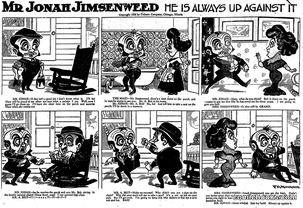 Mr. Jonah Jimsenweed: 'He Is Always Up Against It'