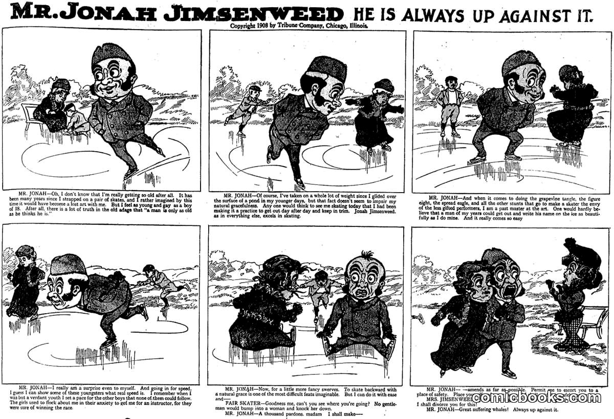 Mr. Jonah Jimsenweed: He Is Always Up Against It