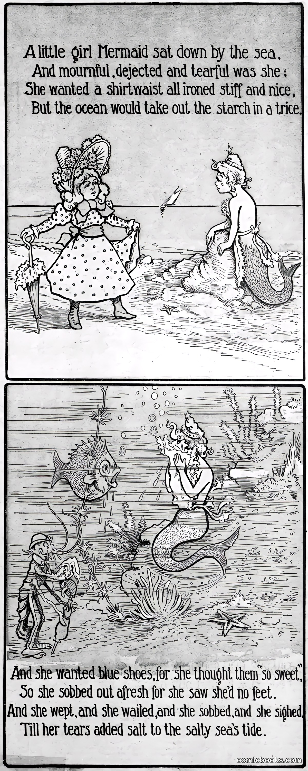 A Little Girl Mermaid