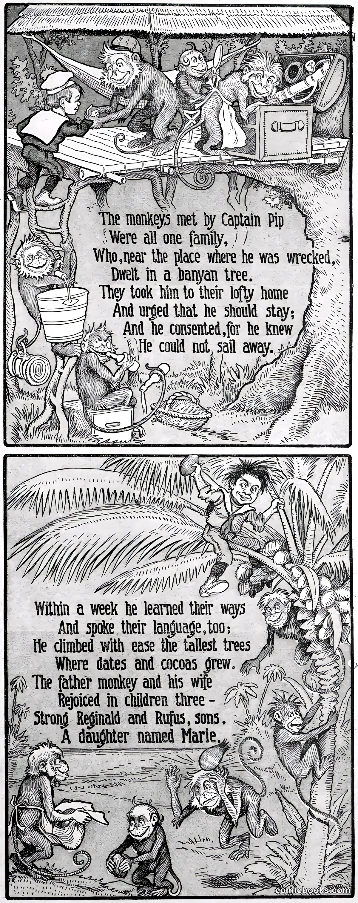 Captain Pip and the Monkey Family