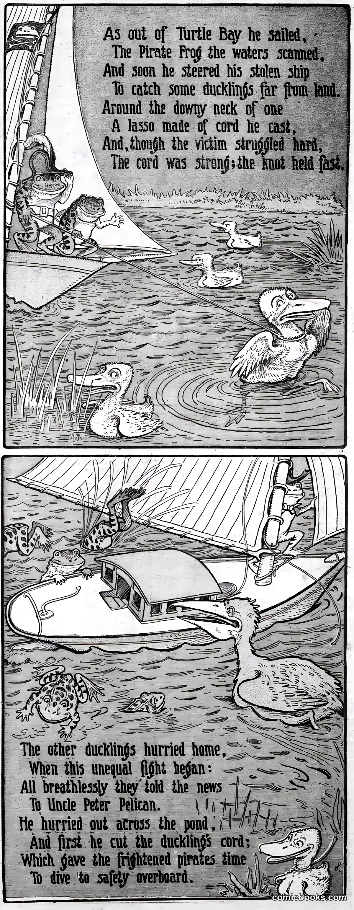 Pirate Frog and Uncle Peter Pelican