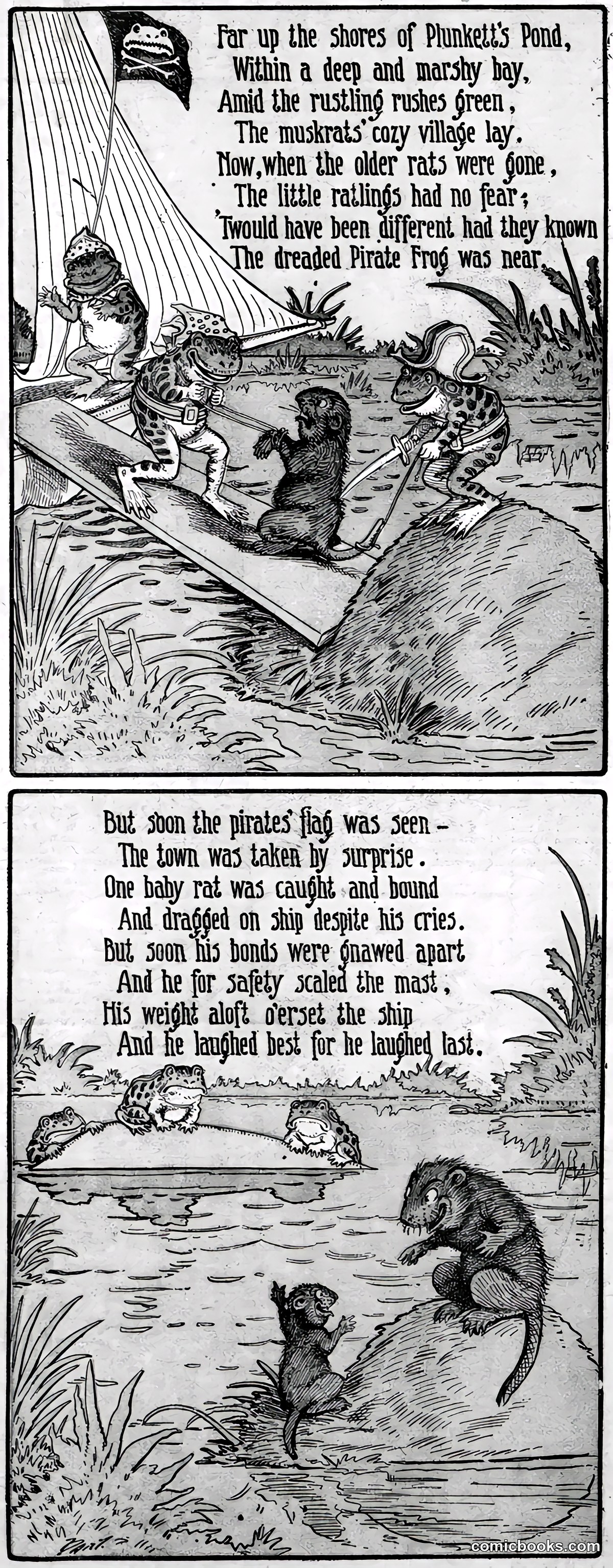 Pirate Adventure Comic Strip