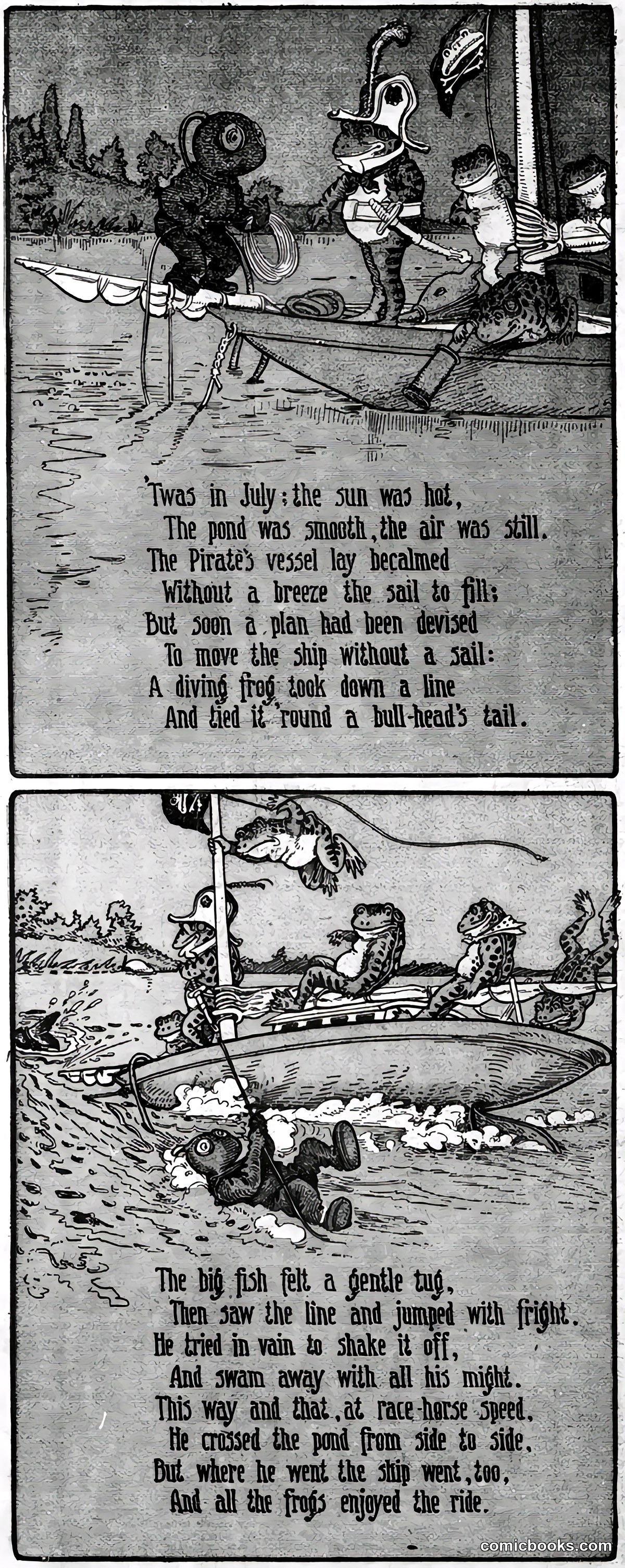 Pirate Adventure Comic Strip