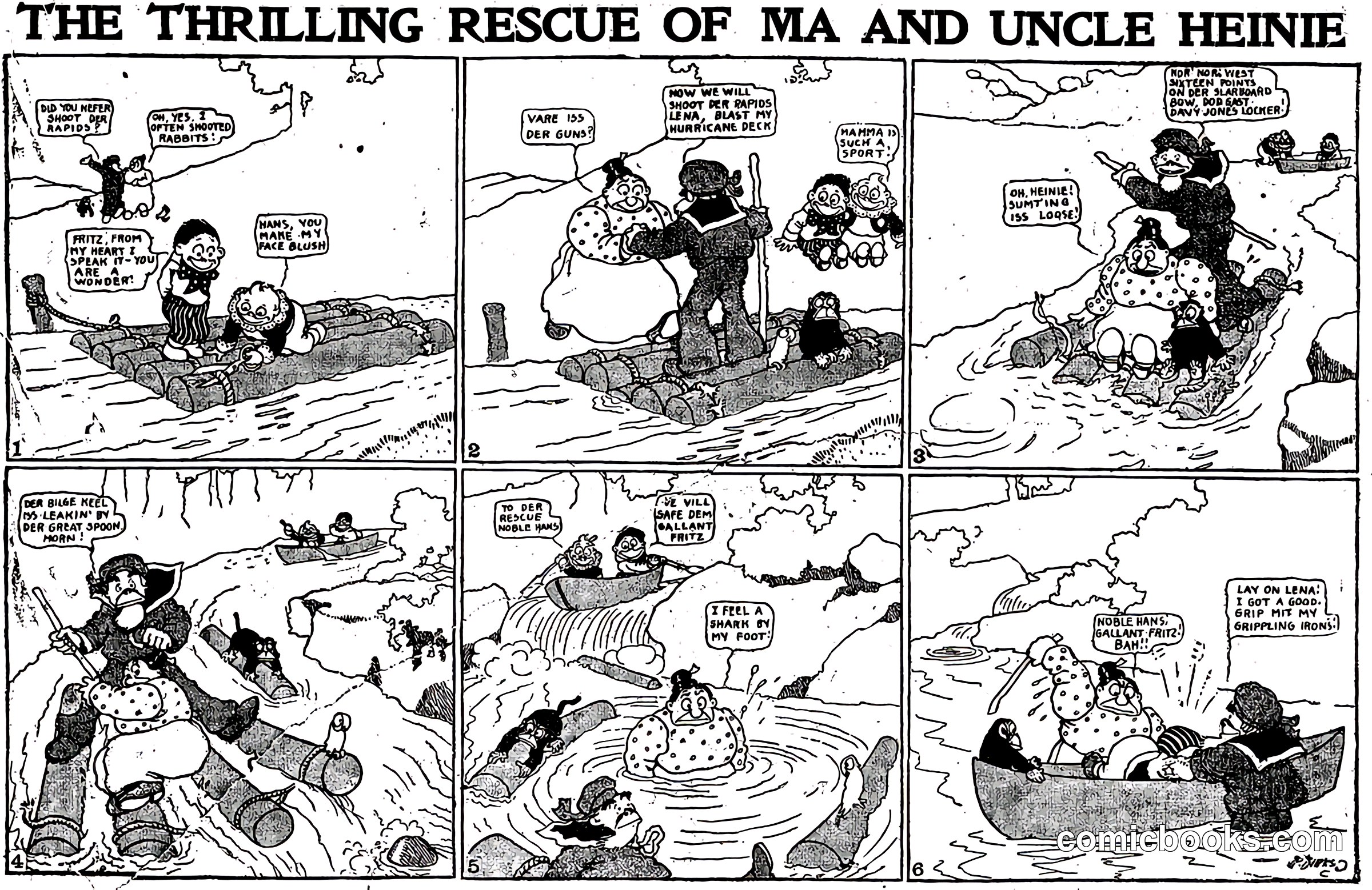 Katzenjammer Kids — "The Thrilling Rescue of Ma and Uncle Heinie"