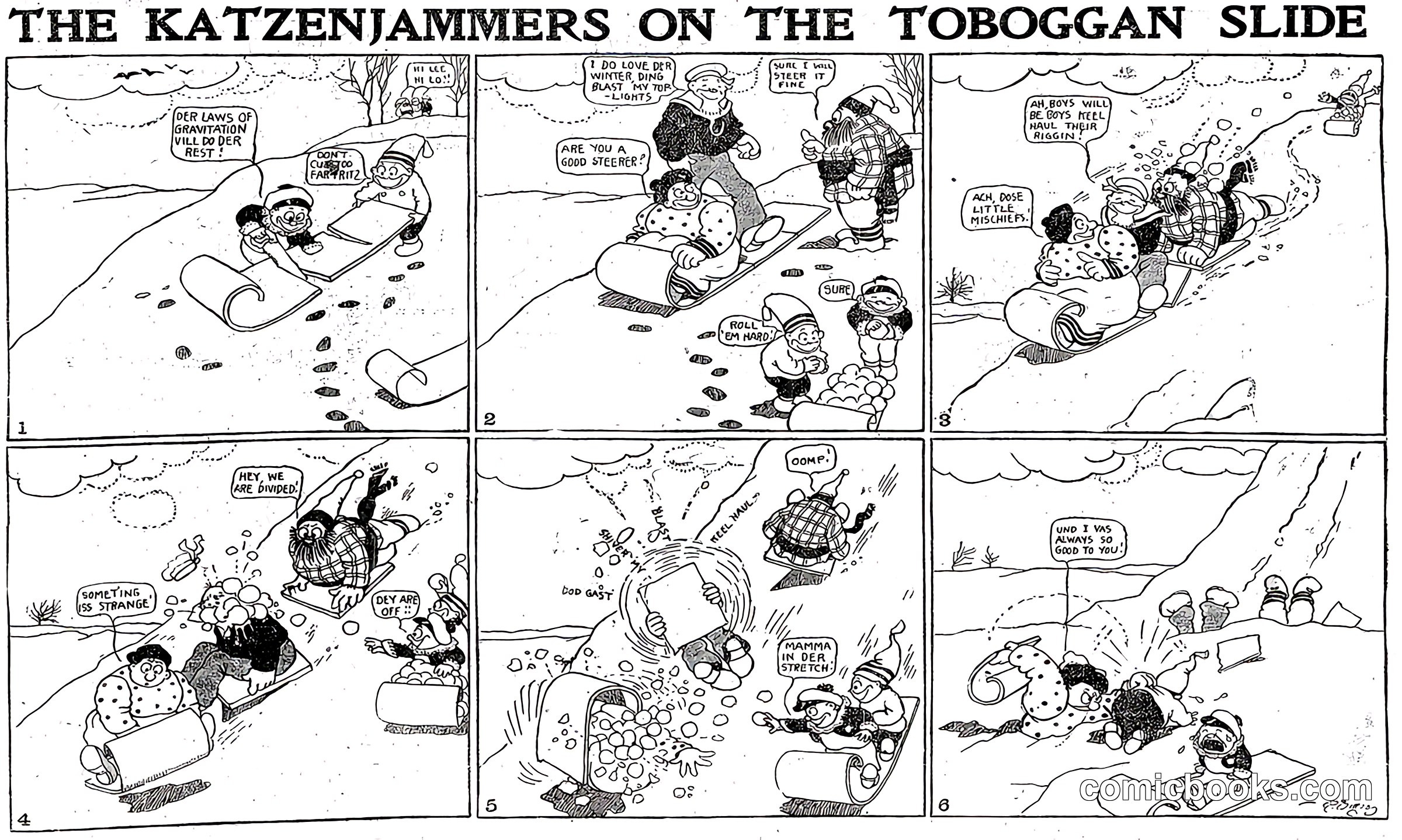 Katzenjammer Kids — Toboggan Slide