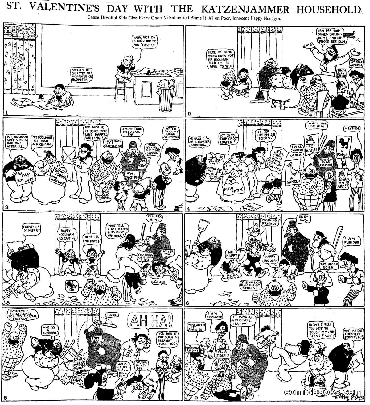 Katzenjammer Kids — St. Valentine's Day with the Katzenjammer Household