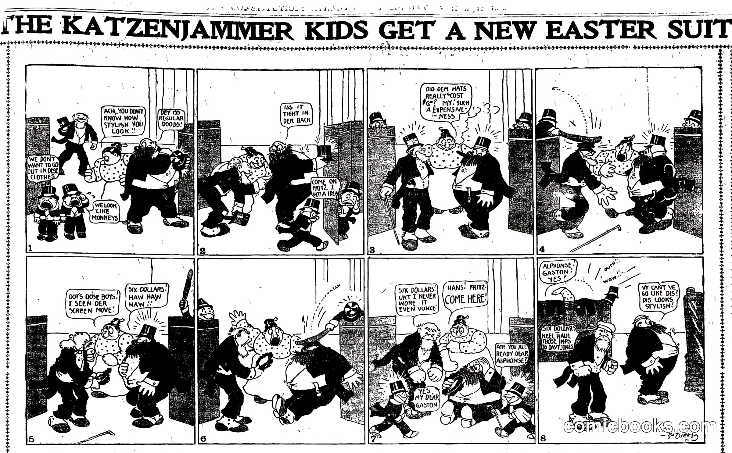 The Katzenjammer Kids Get a New Easter Suit