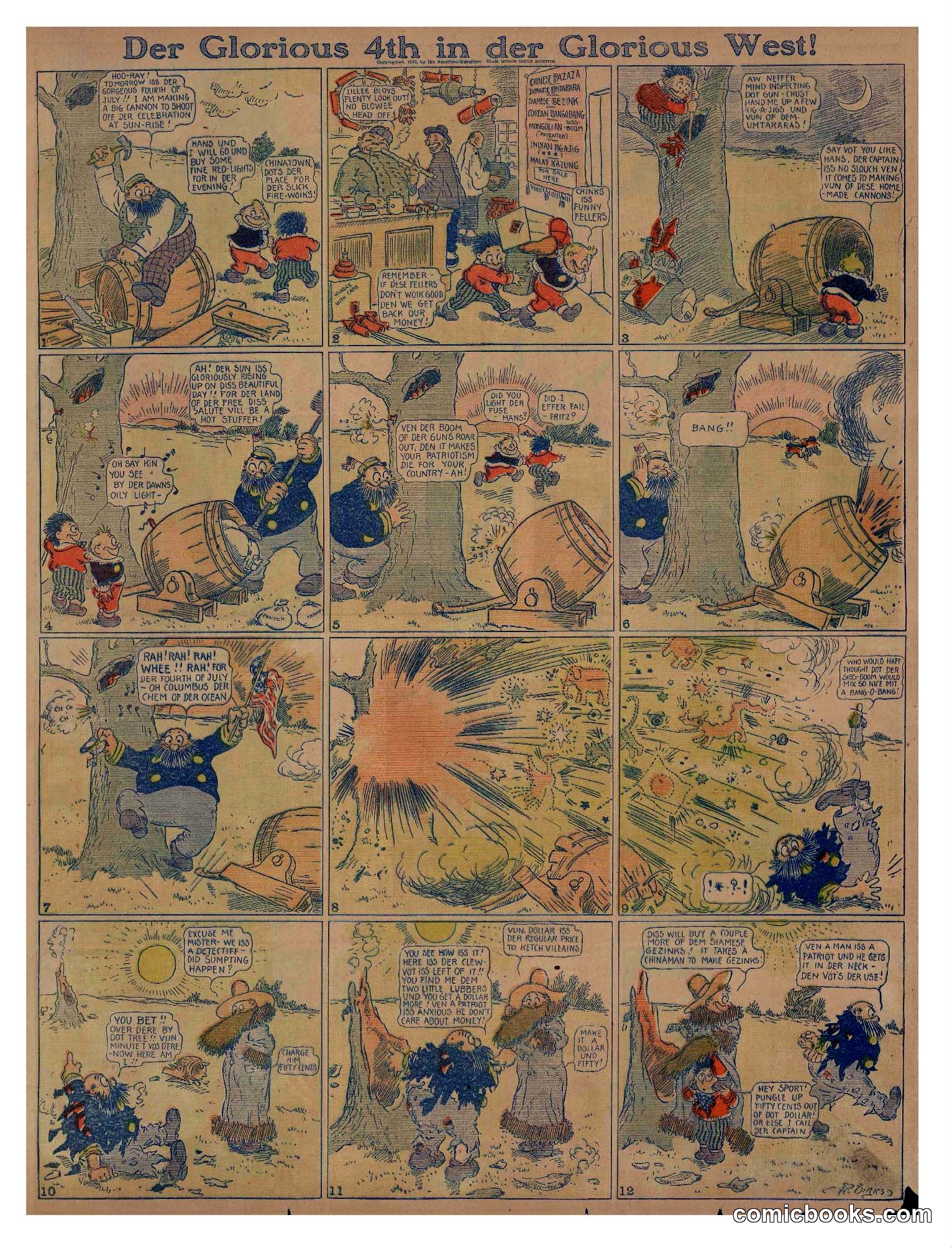 Katzenjammer Kids — 1909-07-04