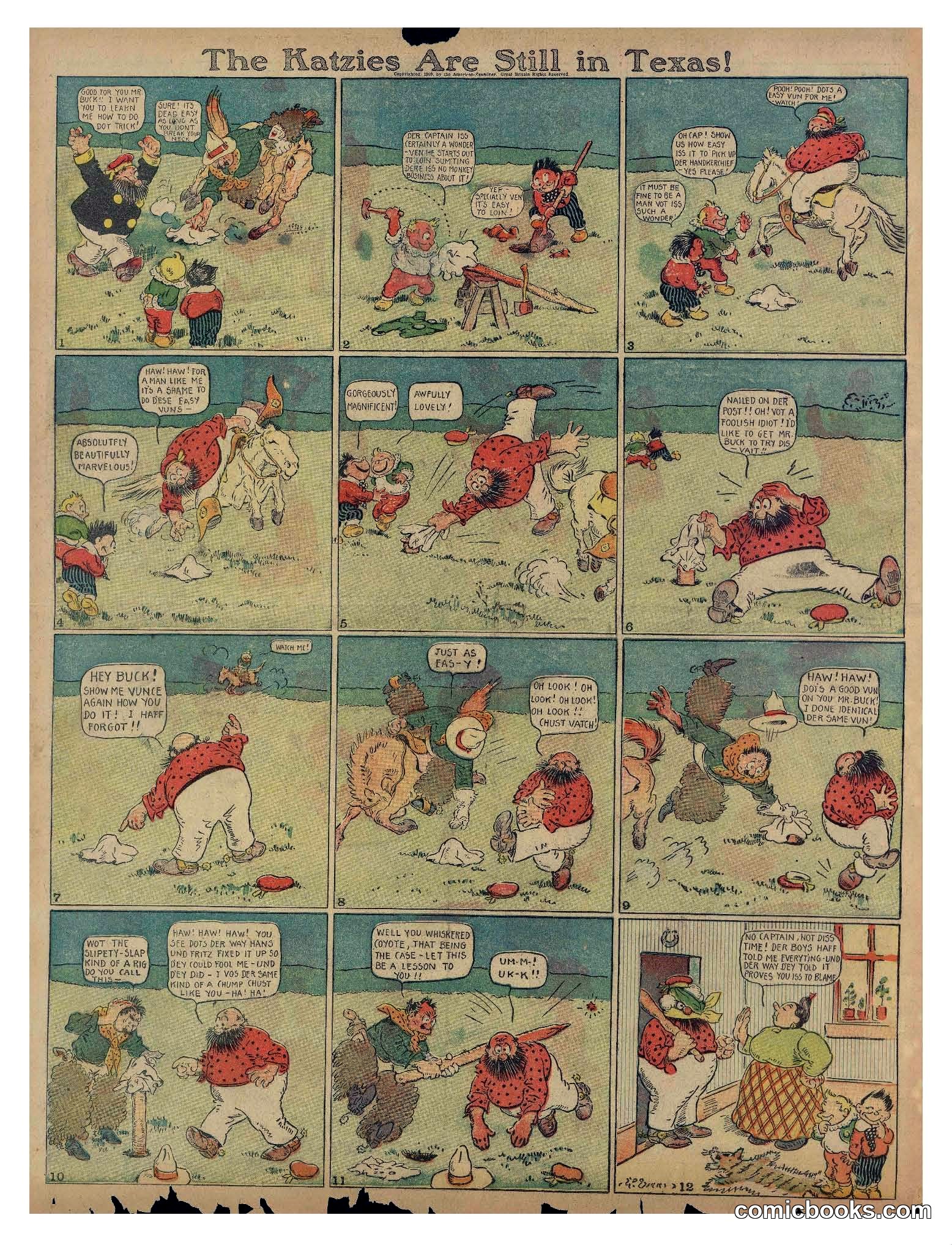 Katzenjammer Kids — 1909-11-07