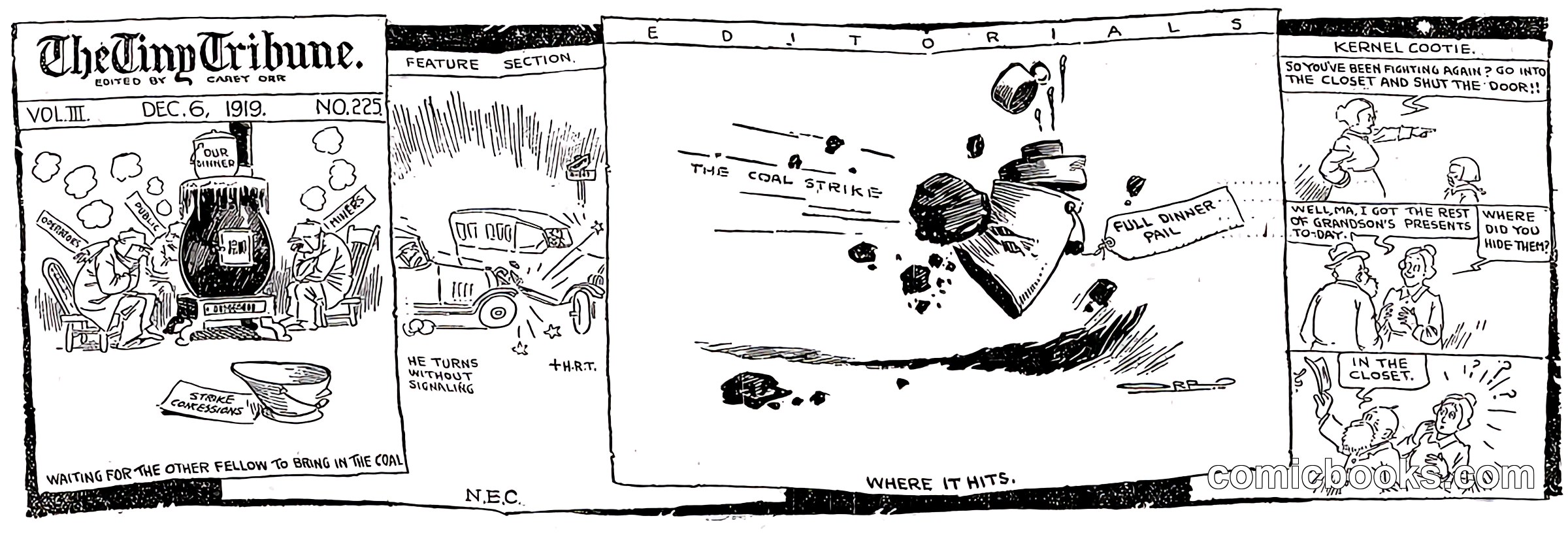 The Ump Tribune Comic Strip