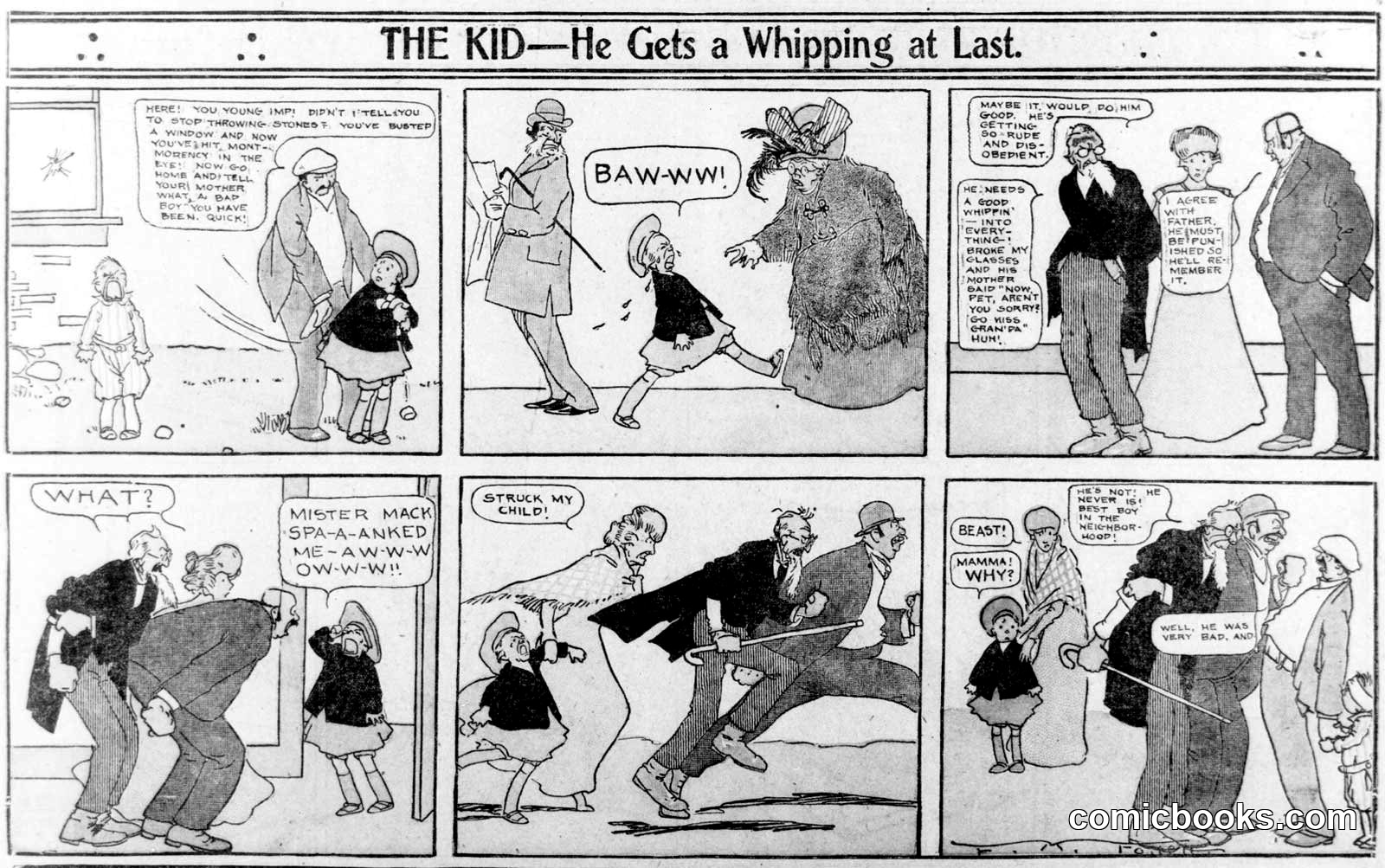 The Kid—He Gets a Whipping at Last
