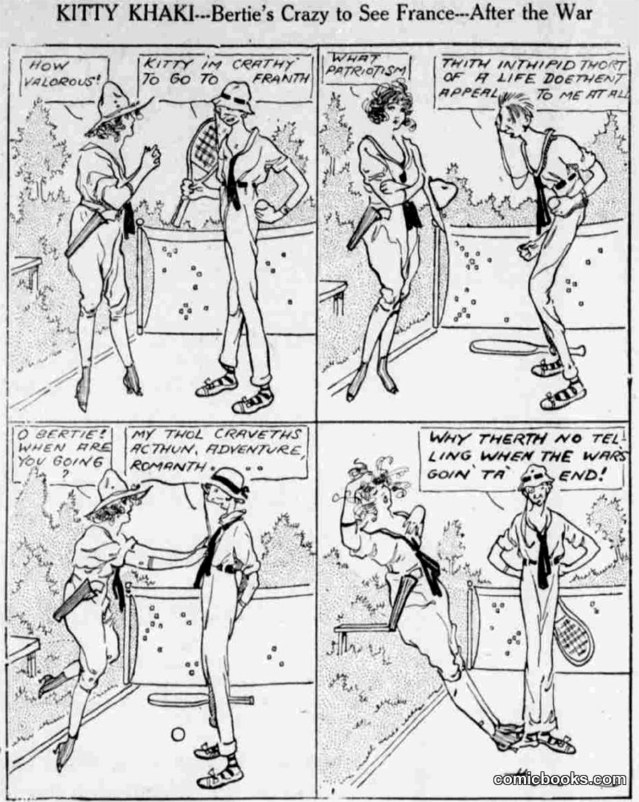 Kitty Khaki—Bertie's Crazy to See France