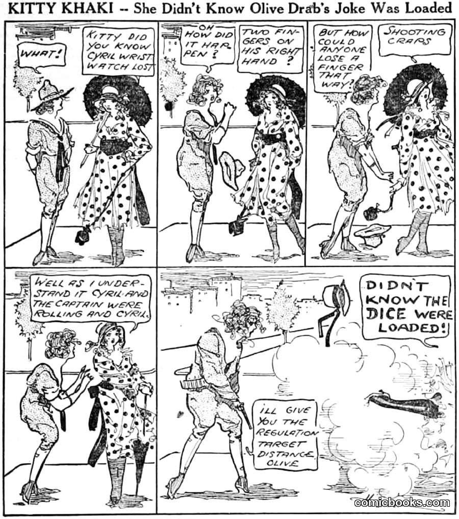 Kitty Khaki — She Didn't Know Olive Drab's Joke Was Loaded