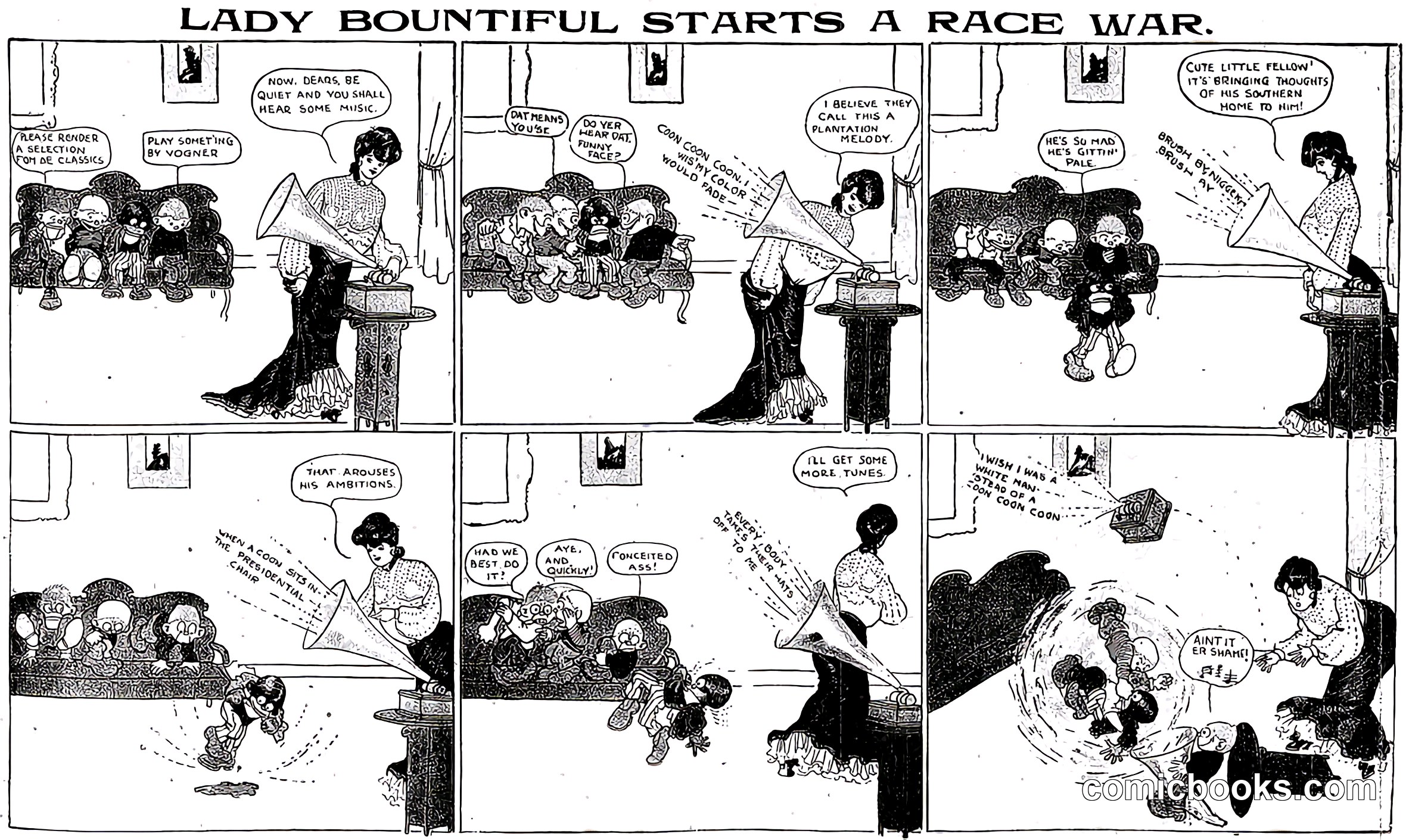 Lady Bountiful Starts a Race War