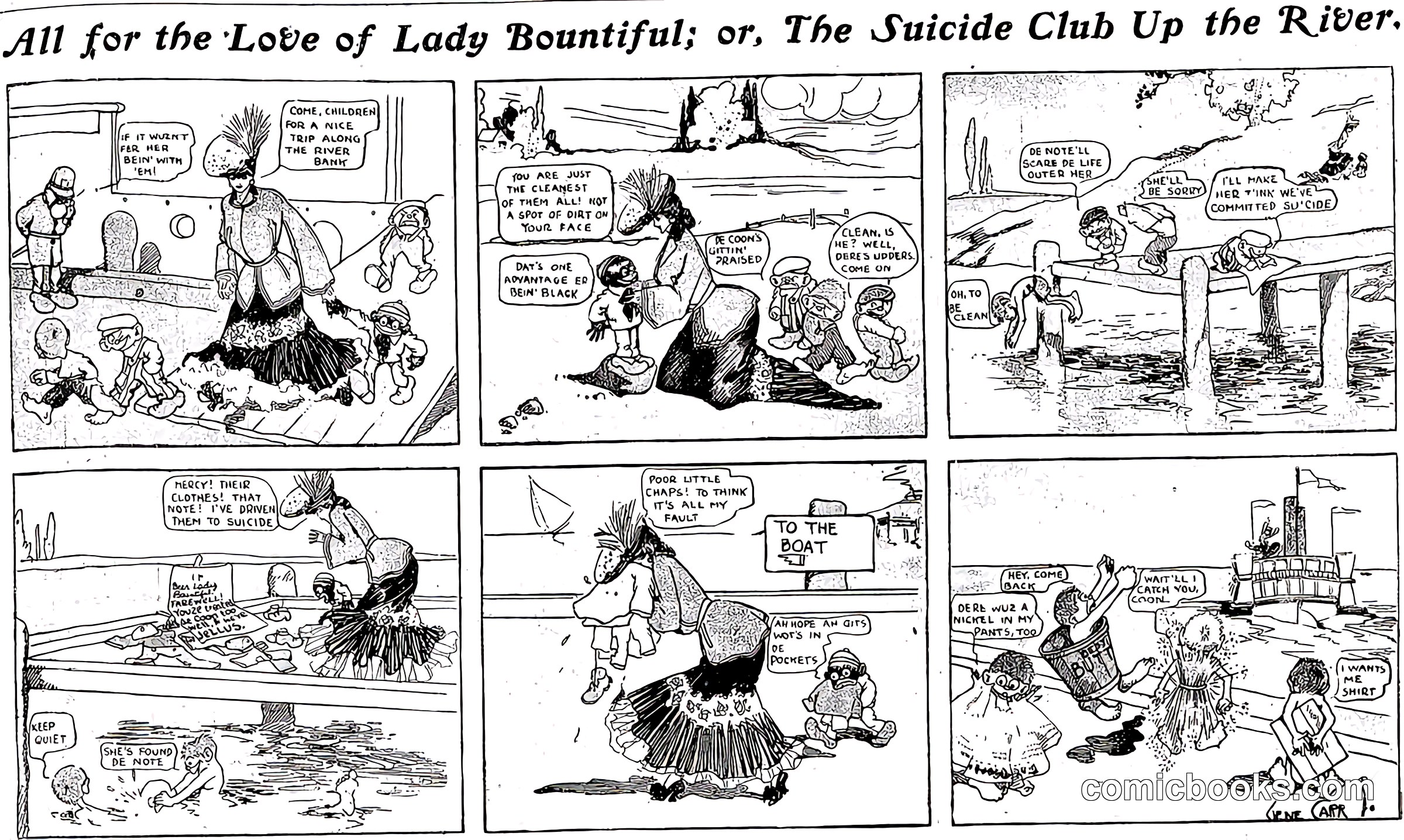 All for the Love of Lady Bountiful; or, The Suicide Club Up the River