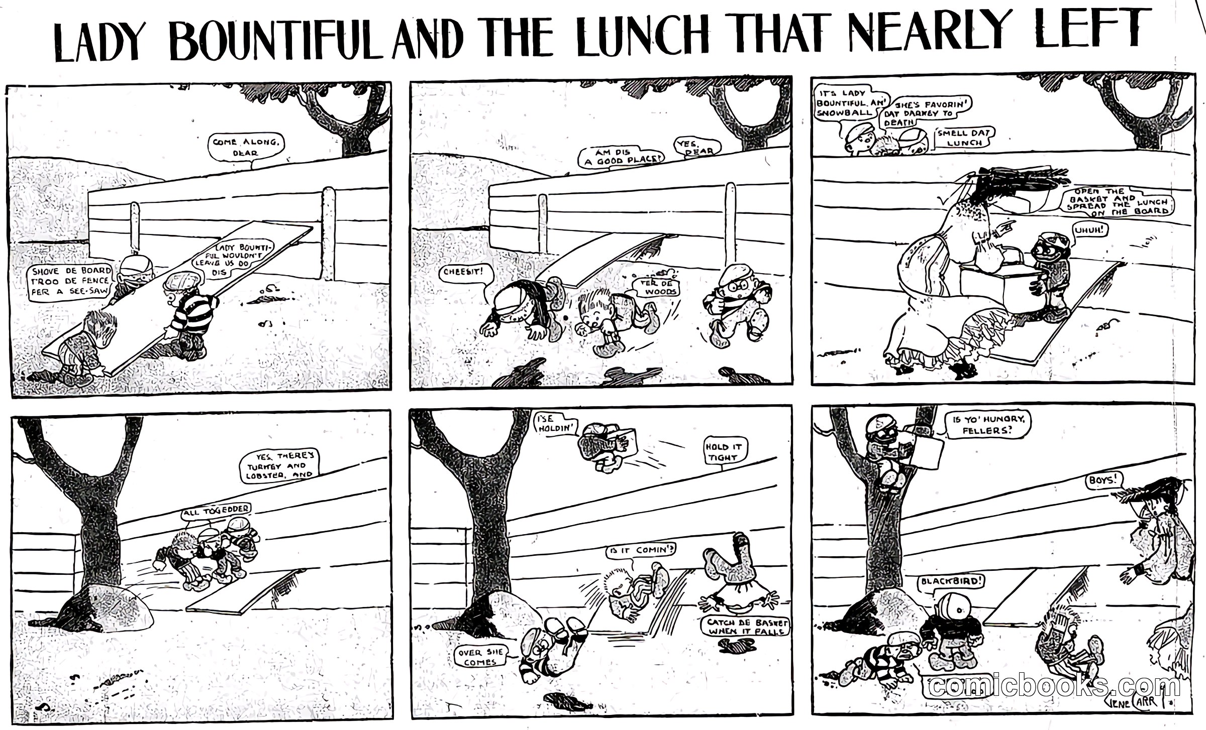 Lady Bountiful and the Lunch That Nearly Left