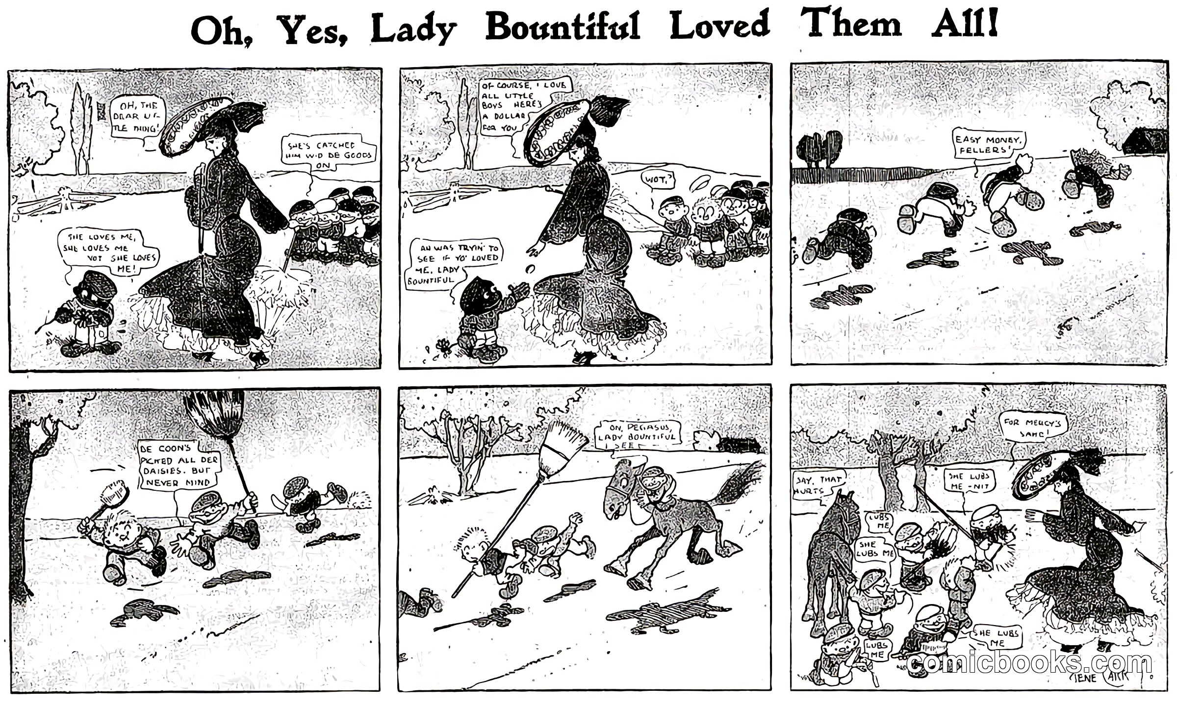 Oh, Yes, Lady Bountiful Loved Them All!
