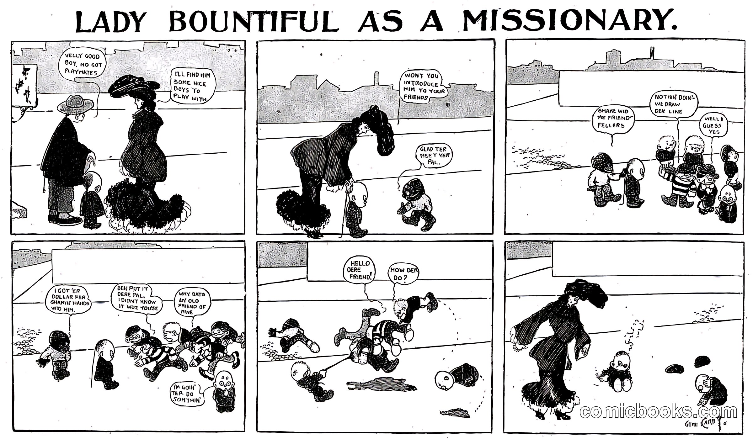 Lady Bountiful as a Missionary
