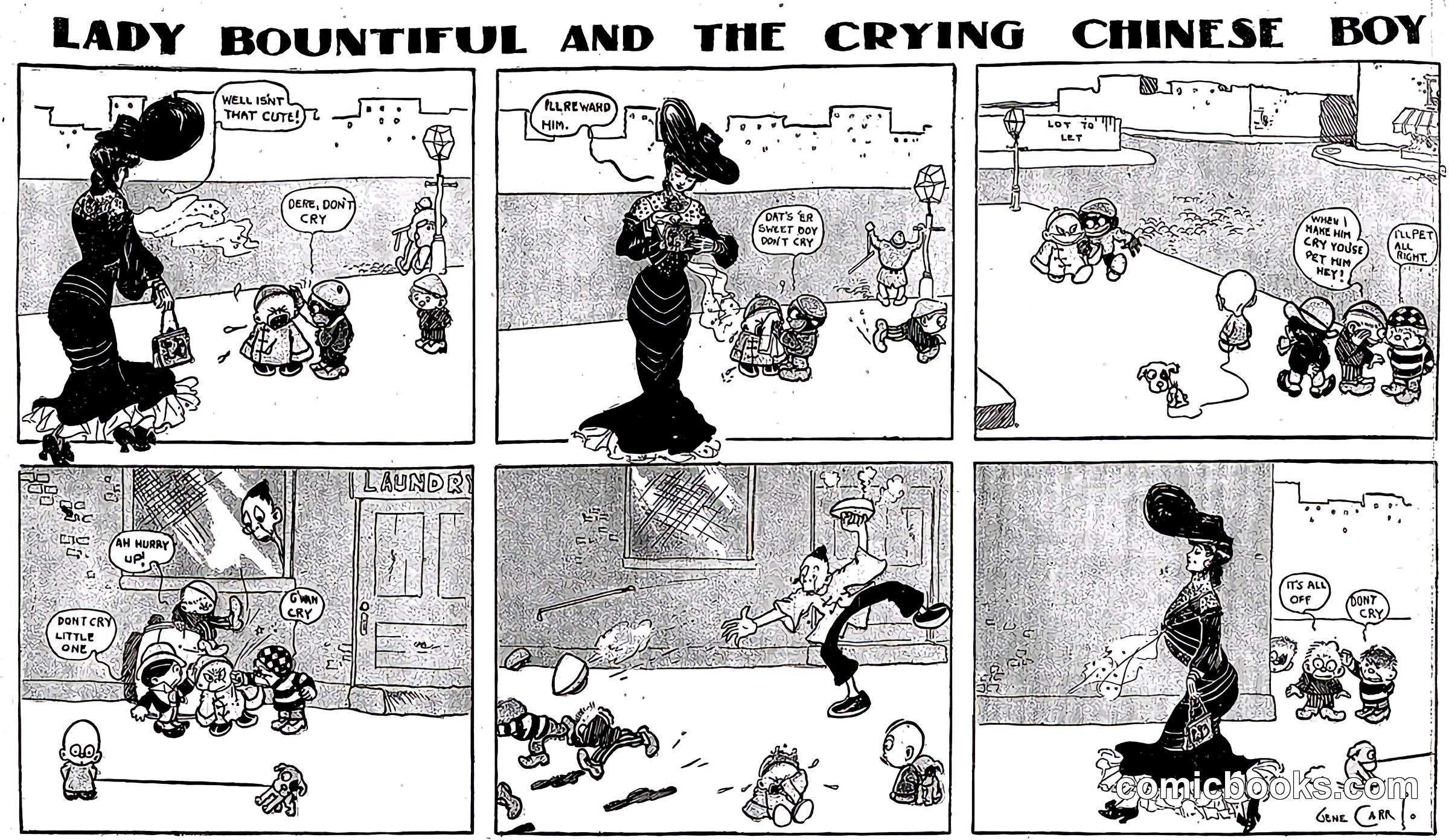 Lady Bountiful and the Crying Chinese Boy