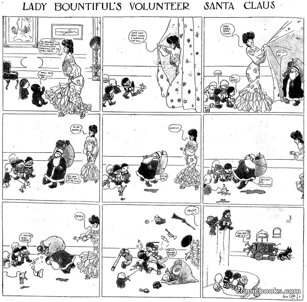 Lady Bountiful's Volunteer Santa Claus