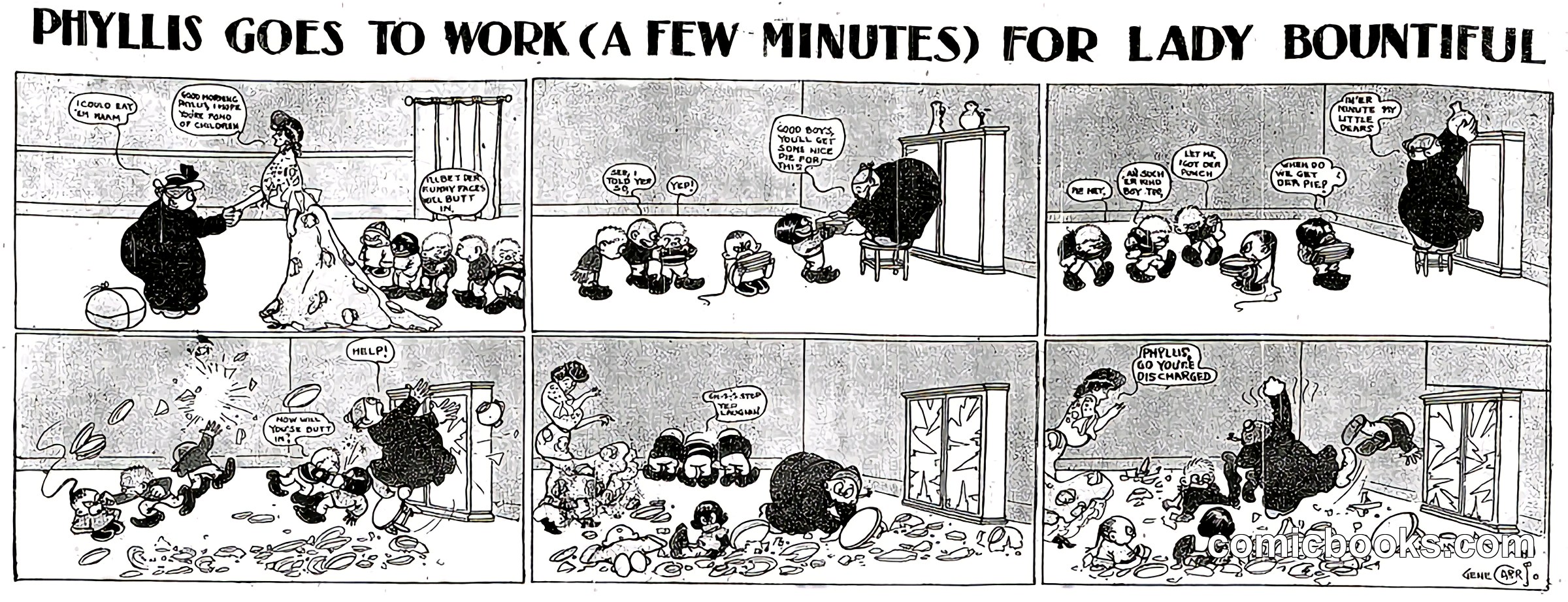 Phyllis Goes to Work (A Few Minutes) for Lady Bountiful