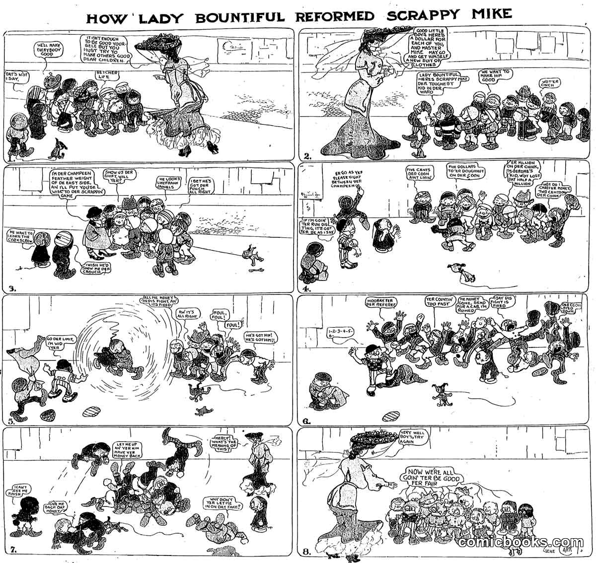 How Lady Bountiful Reformed Scrappy Mike