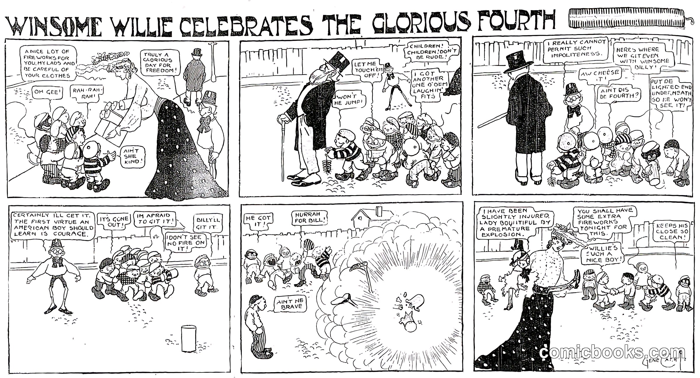 Winsome Willie Celebrates the Glorious Fourth