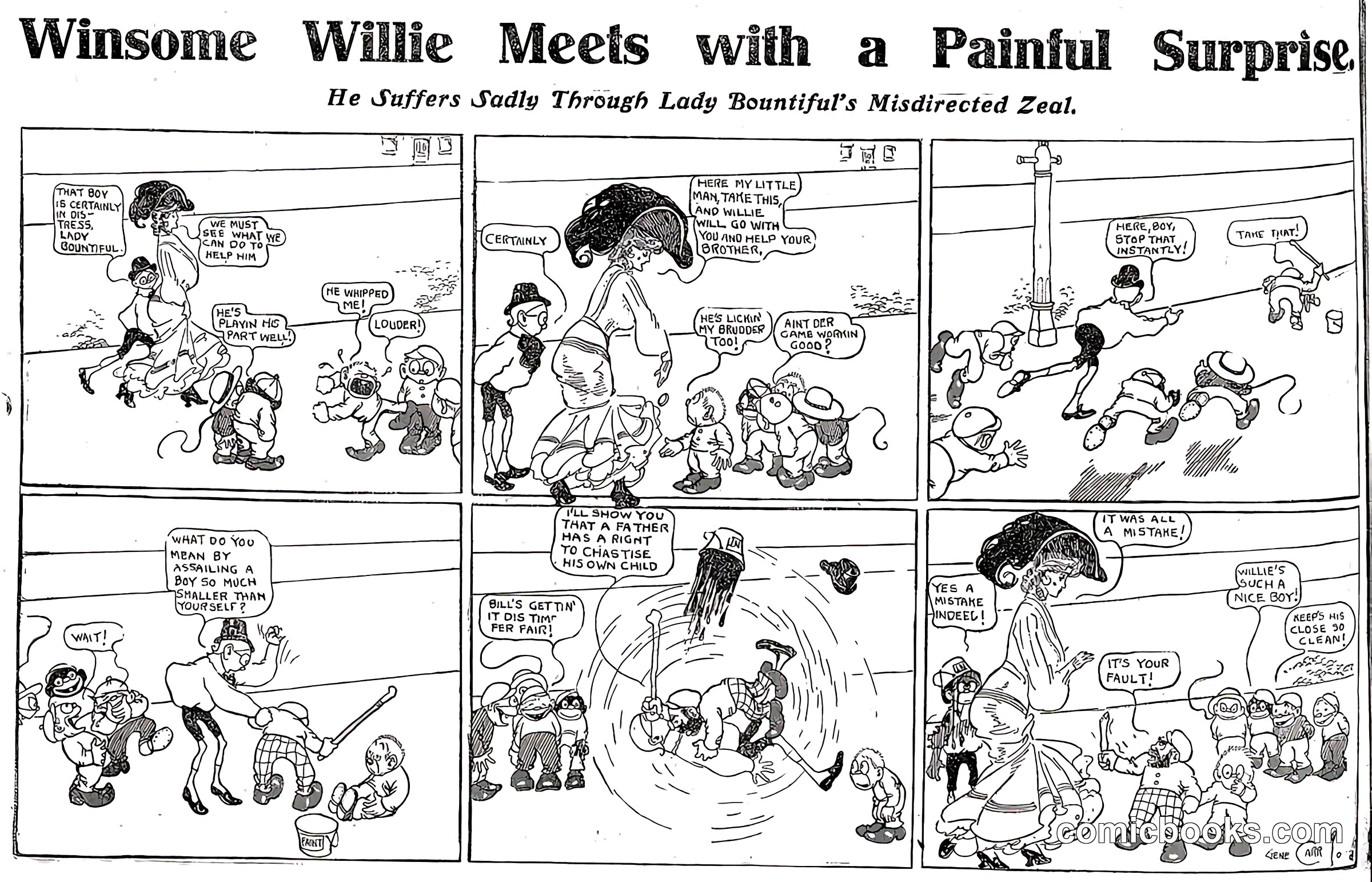Winsome Willie Meets with a Painful Surprise