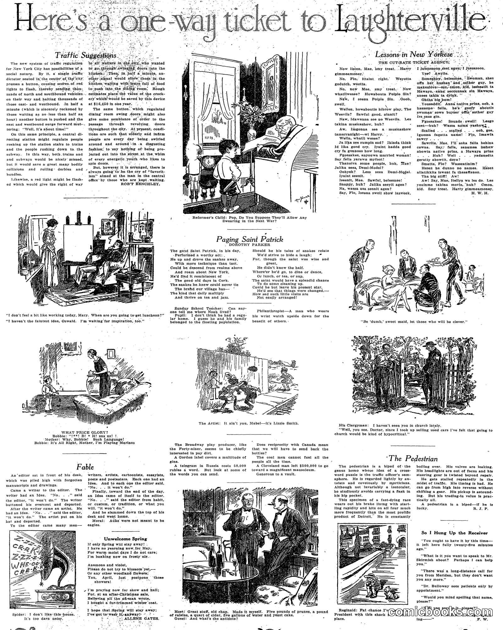 Here's a One-Way Ticket to Laughterville