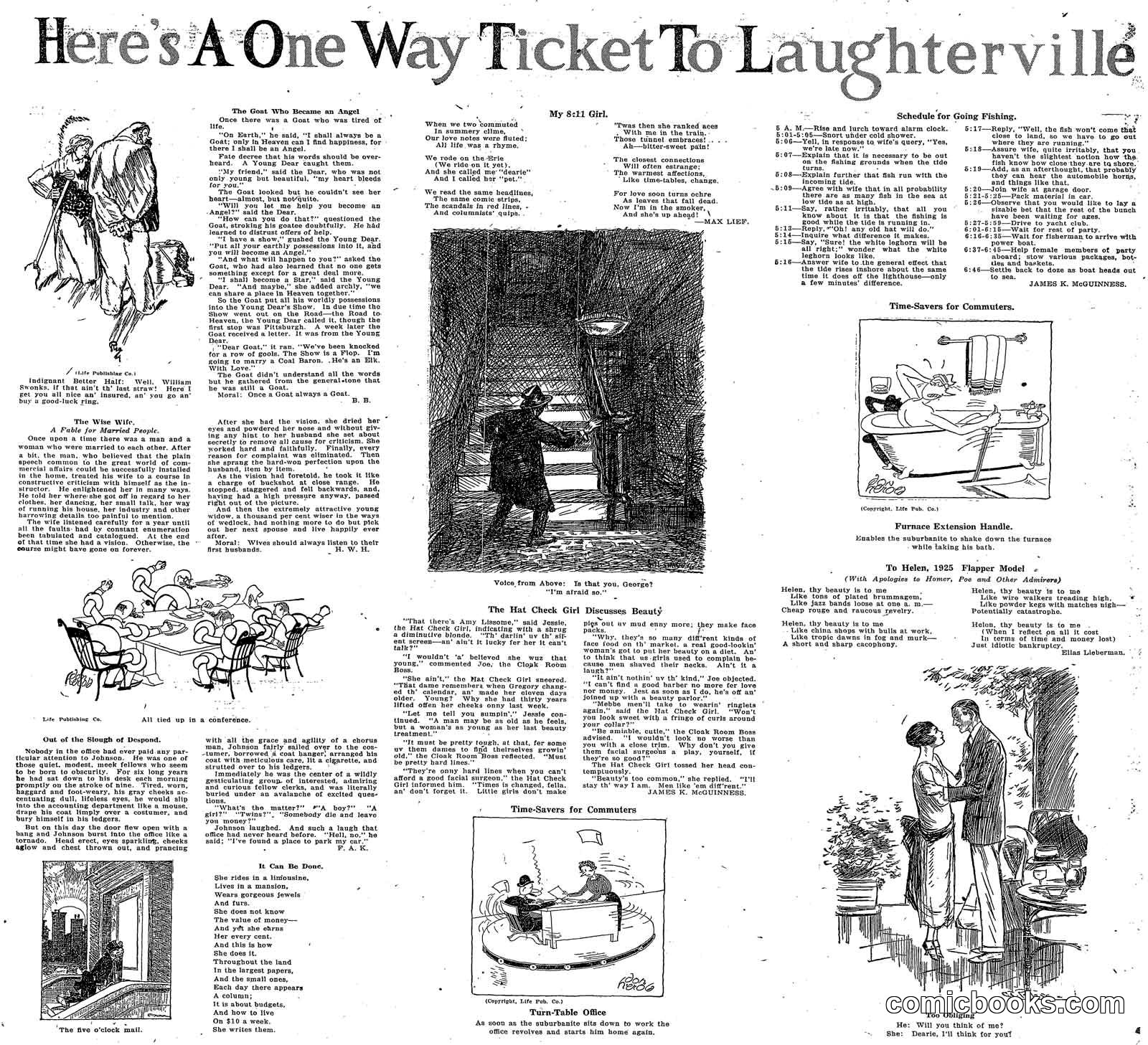 Here's A One Way Ticket to Laughterville
