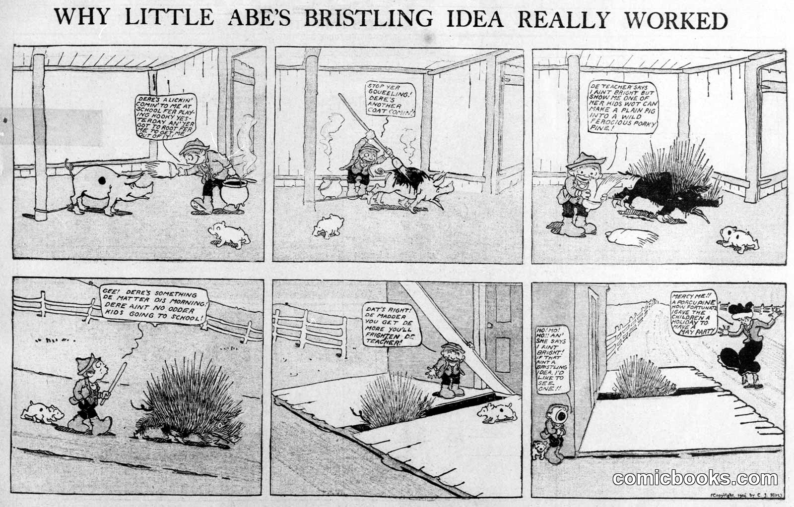 Little Abe's Bristling Idea