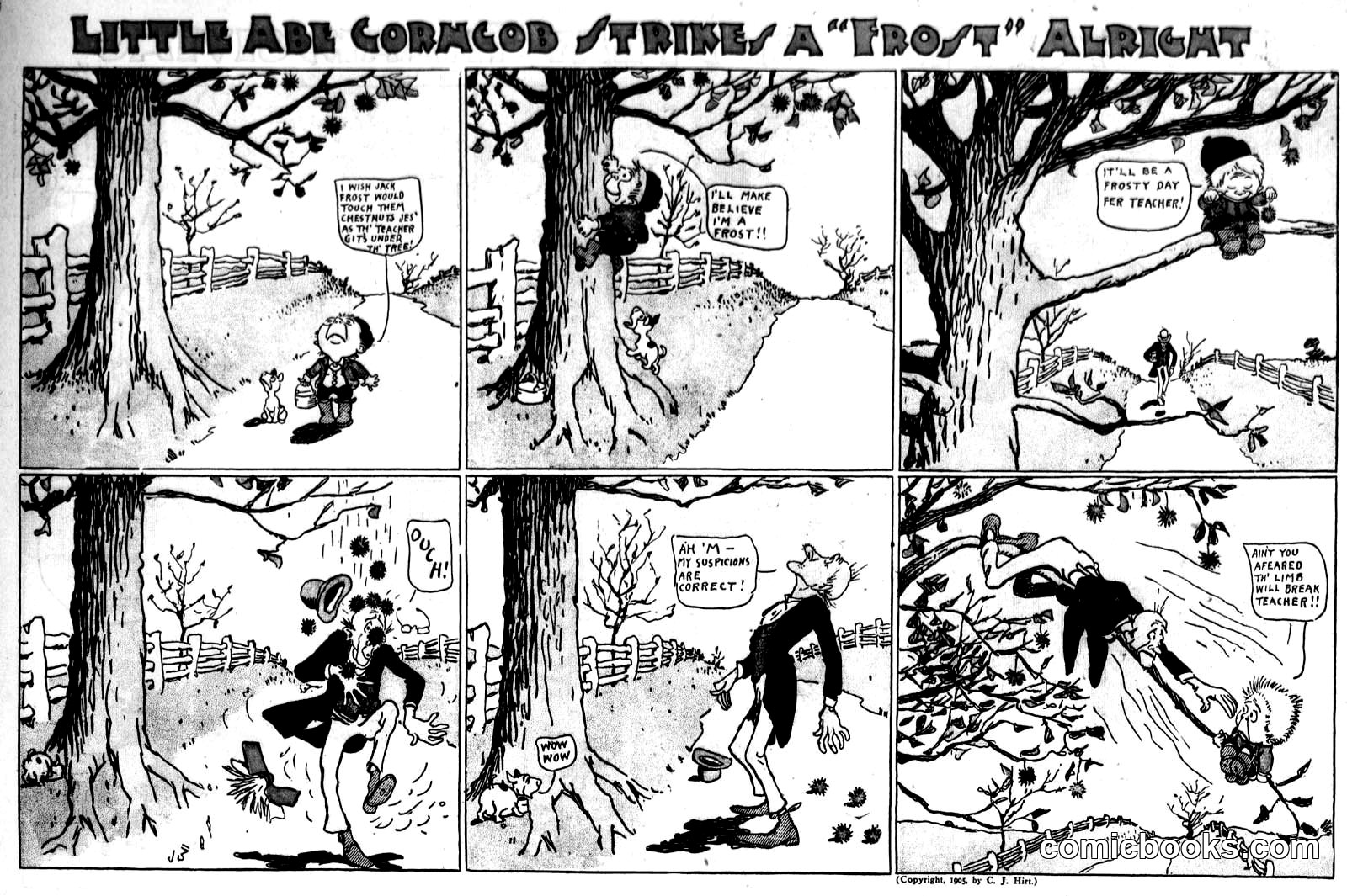 Little Abe Corncob Strikes a 'Frost' Alright