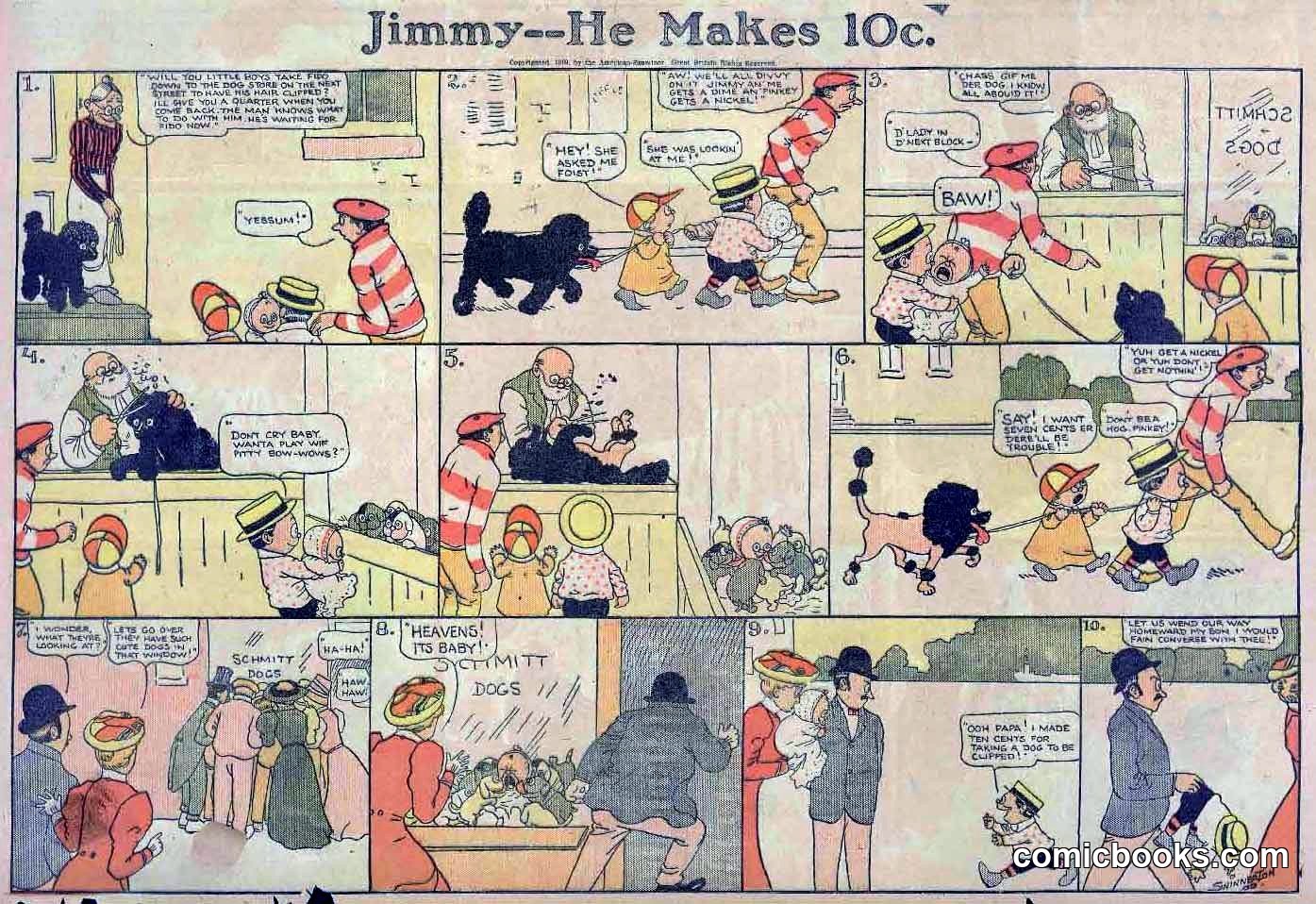Jimmy—He Makes 10c.