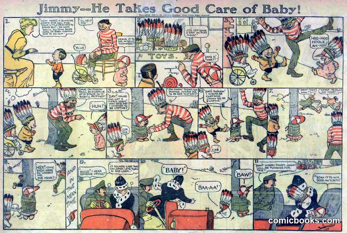 Little Jimmy: He Takes Good Care of Baby!