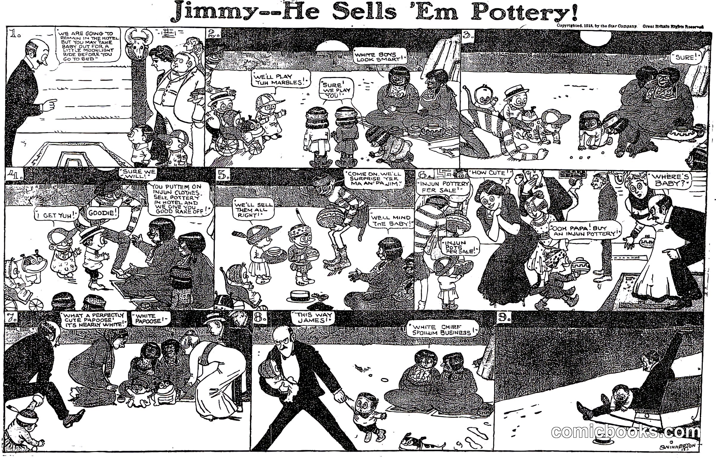 Jimmy—He Sells 'Em Pottery!