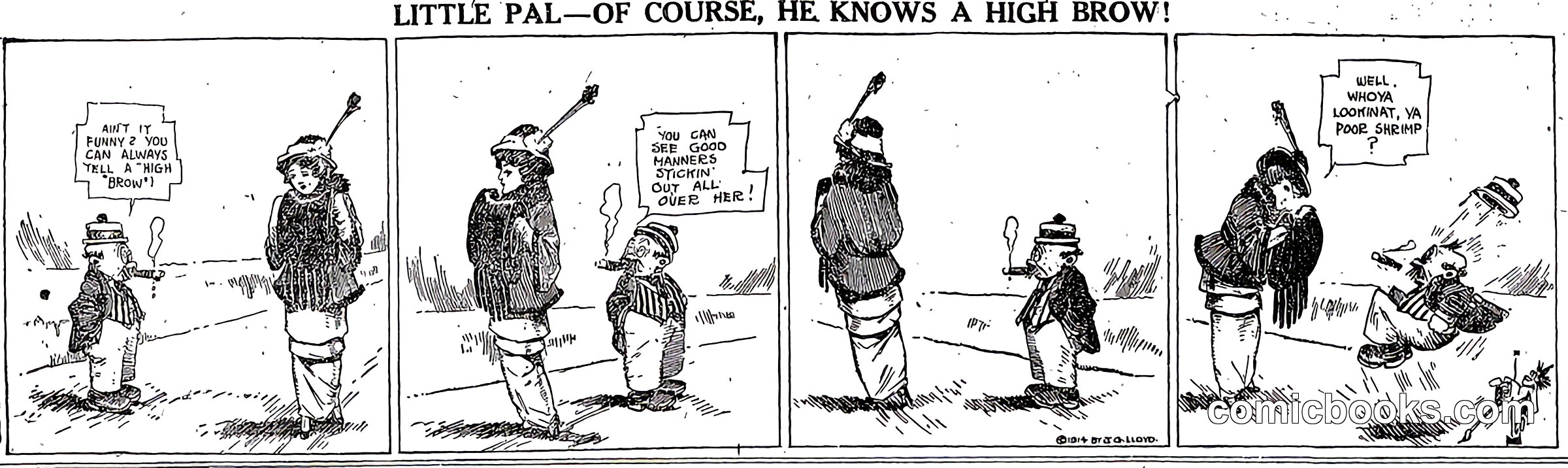 Little Pal — Of Course, He Knows a High Brow!