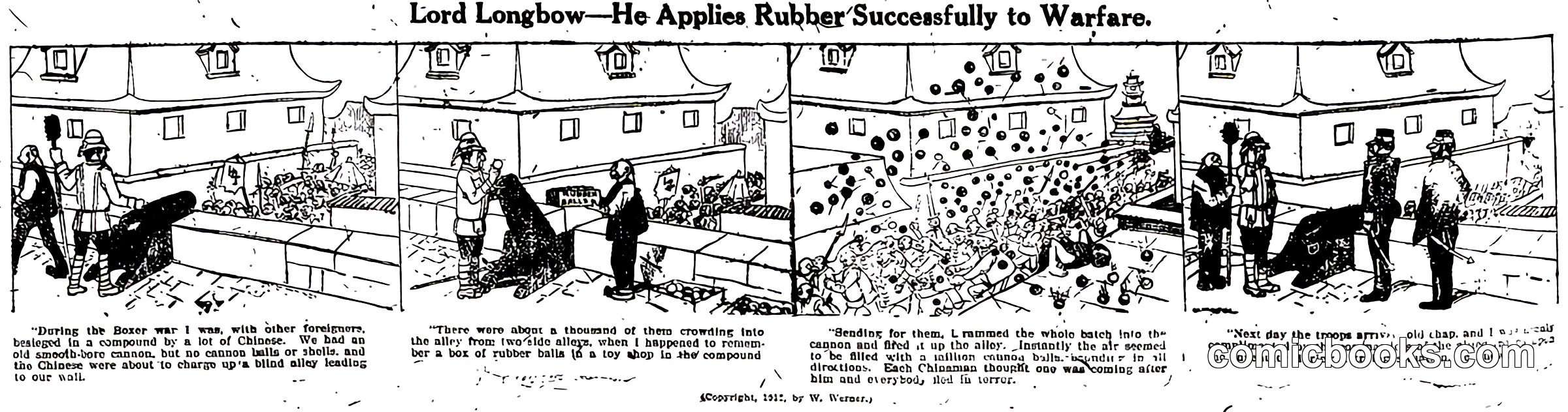 Lord Longbow—He Applies Rubber Successfully to Warfare