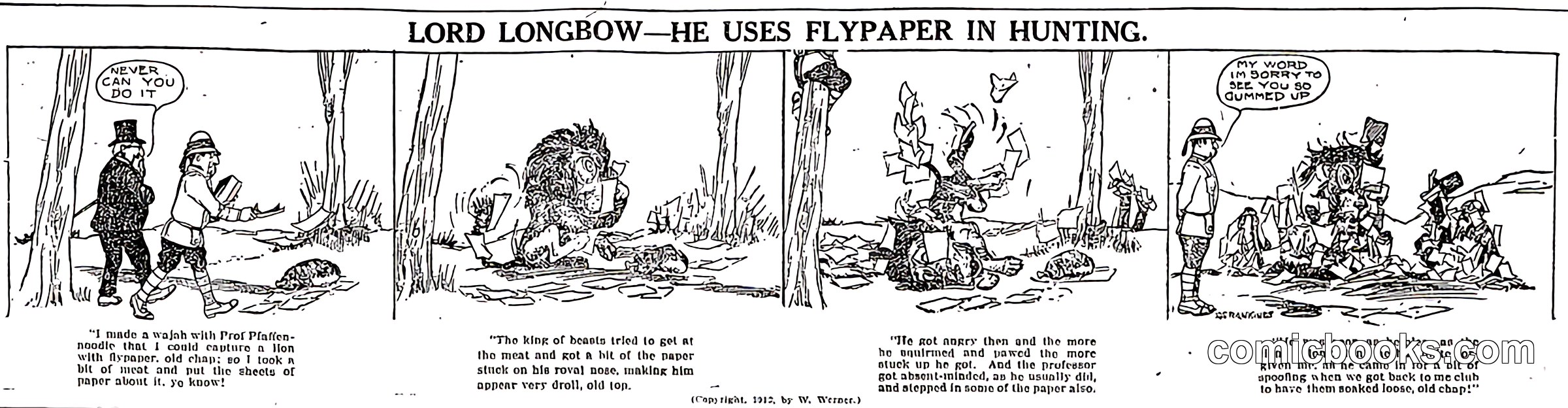 Lord Longbow—He Uses Flypaper in Hunting