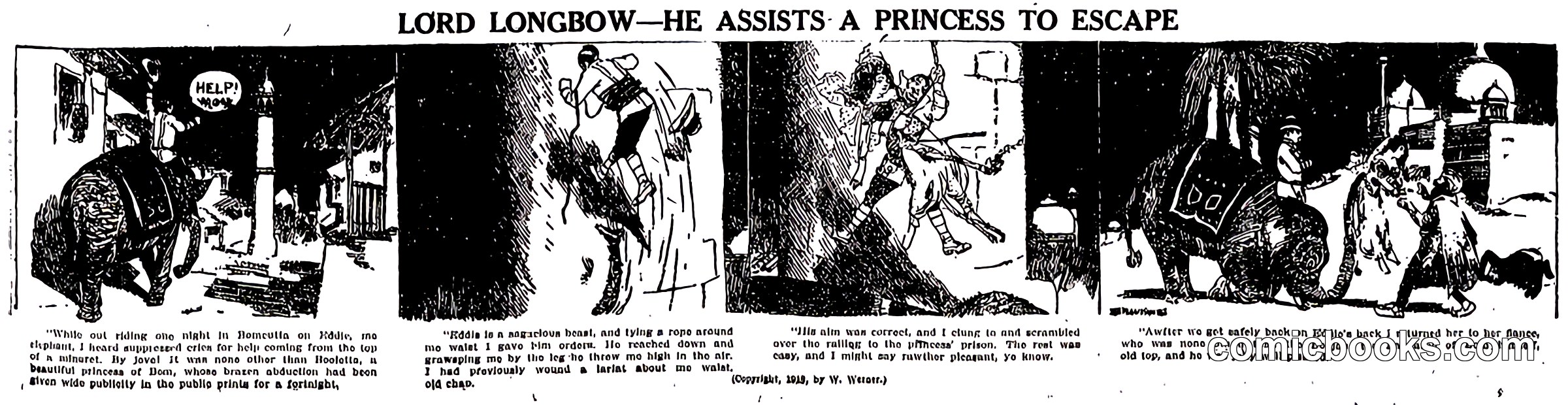 Lord Longbow—He Assists a Princess to Escape