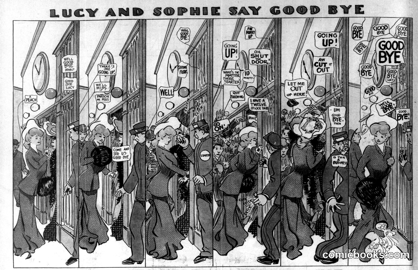 Lucy and Sophie Say Goodbye
