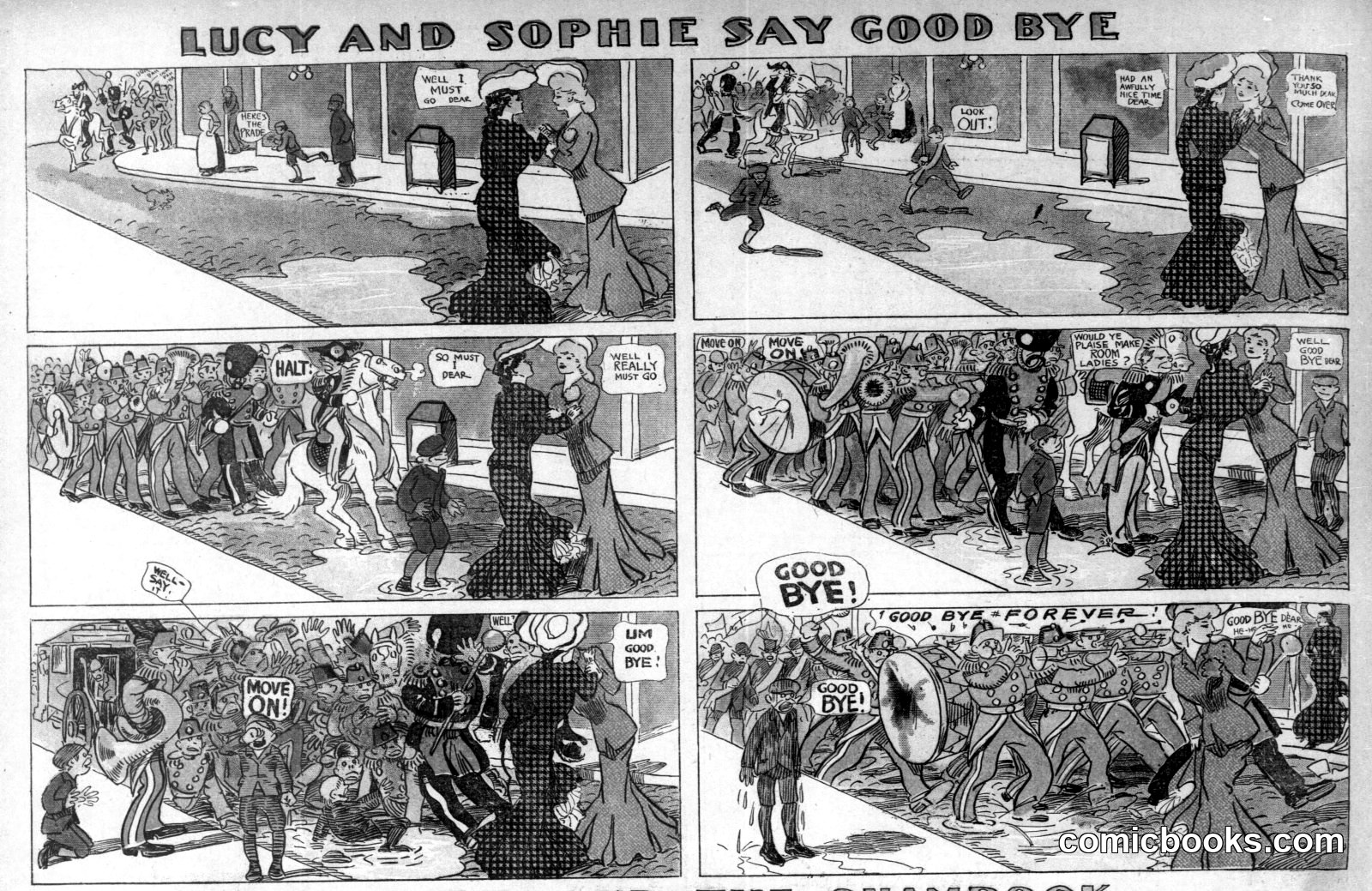 Lucy and Sophie Say Goodbye